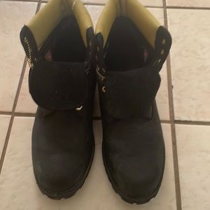 Black Timberland boots